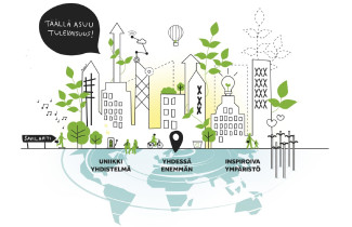 Piirroskuva Savilanden visiosta