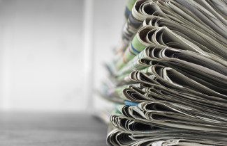 Kasa sanomalehtiä