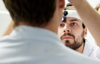 Male medical student.