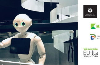 robotti ojentaa kätensä.