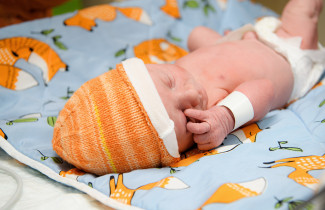 Vastasyntynyt vauva.