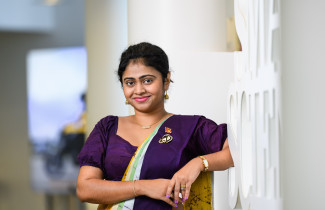 Opiskelija Yoshitha Vidanagamage