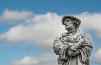 Martin Lutherin patsas.