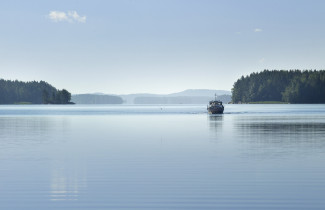 Järvimaisema Kuopiosta. Kuva Vicente Serra, Kuopion kaupunki.