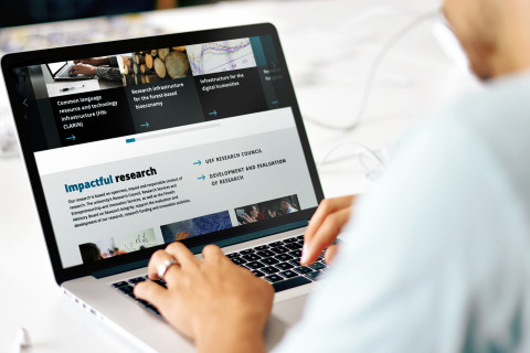 General image of the UEF's new website.