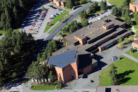 Joensuun kampus Carelia rakennus.