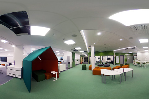 Panoraama Rantakylän normaalikoulusta.