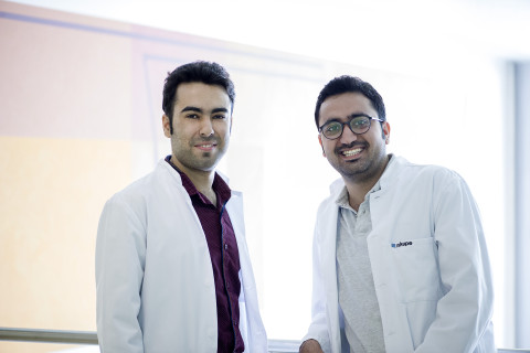 Graduate students Ali Mohammadi and Mohammadhossein Ebrahimi, Master&#039;s Degree Programme in Medical Physics