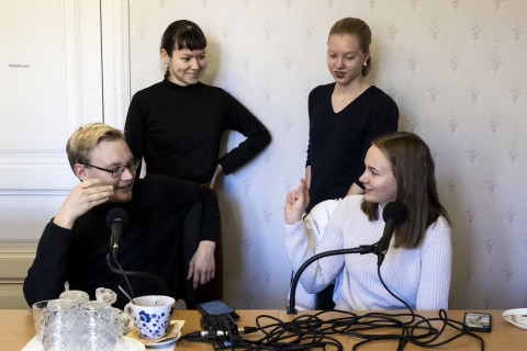 Neljä podcastin tekijää