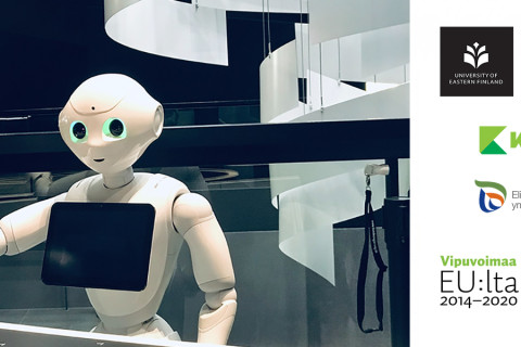 robotti ojentaa kätensä.