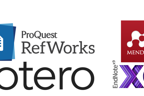 Refworksin, zoteron, mendeleyn ja endnoten logot. 