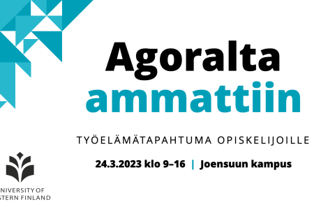 Agoralta ammattiin tapahtuman banneri