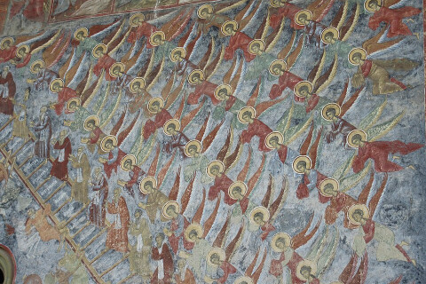 Suceviţa Monastery, Romania. The church is one of the Painted churches of northern Moldavia listed in UNESCO's list of World Heritage sites.