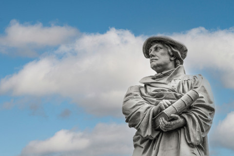 Martin Lutherin patsas.