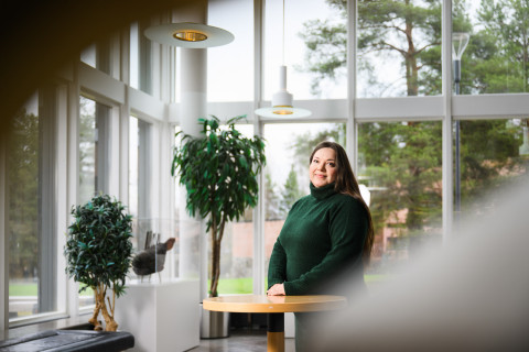 Anne Airaksinen Joensuun yliopistolla.