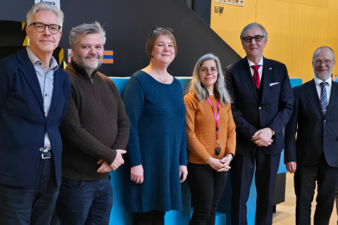 Ambassador Chłoń with UEF staff