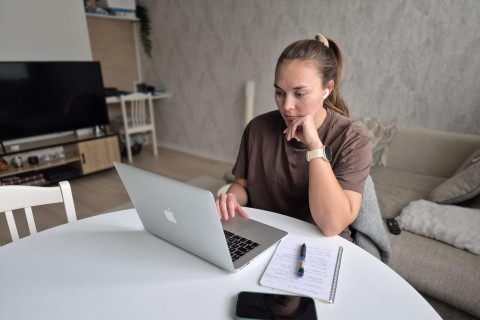 Jalkapalloilija Anni-Maija Kauppila. Kuva: Tuukka Kahila