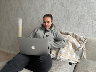 Jalkapalloilija Anni-Maija Kauppila. Kuva: Tuukka Kahila