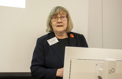 Professori Pirkko Nuolijärvi.