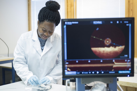 Student Sandra Sefa, Master's Degree Programme in Medical Physics (2016-2018)