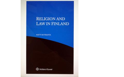 Matti Kotirannan kirjan, Religion and Law in Finland, kansi.