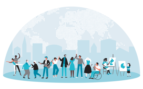 ArtWell-hankkeen tunnuskuva.