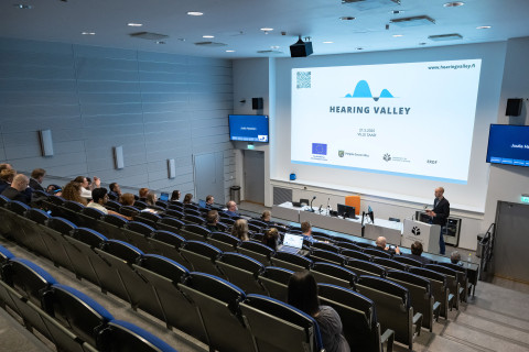 Ville Saari esitteli Kuulolaakso-hanketta.