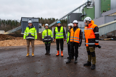 Porvoon Energian henkilöstöä. Kuva Fredrika Sundén, Porvoon Energia Oy.