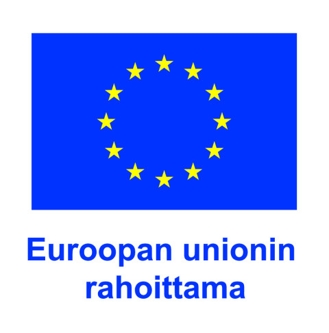 Euroopan unionin rahoittama logo.