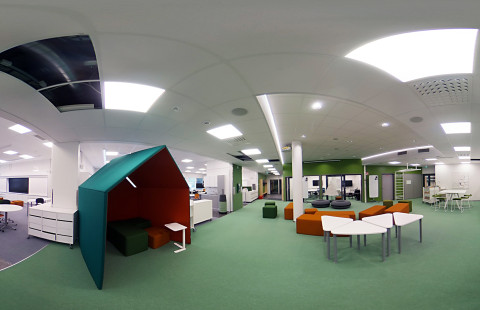 Panoraama Rantakylän normaalikoulusta.