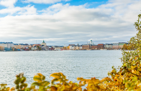 Näkymä Helsingistä.