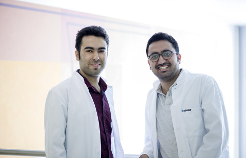 Graduate students Ali Mohammadi and Mohammadhossein Ebrahimi, Master&#039;s Degree Programme in Medical Physics