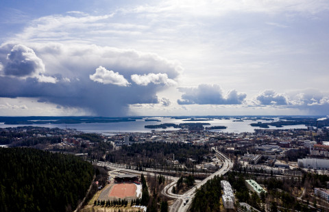 Ilmakuva Kuopiosta