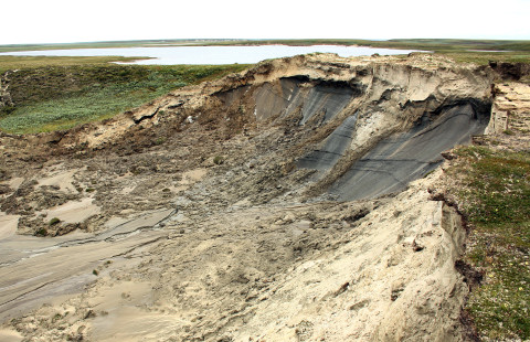 Landslide in Jamali.