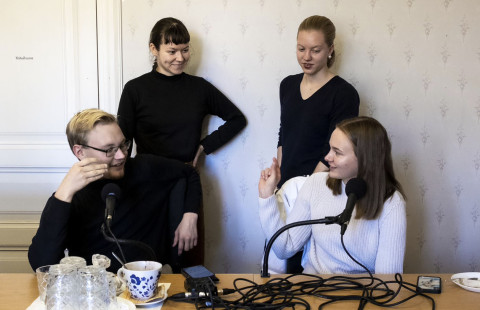 Neljä podcastin tekijää