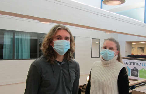 Norssin lukion abit 2021 Antti ja Salla