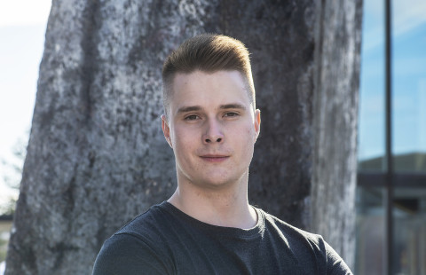 historian opiskelija Tuomas Juvonen