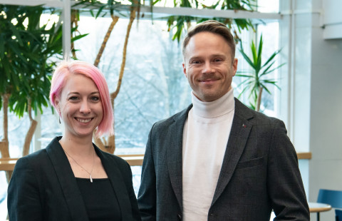 Isabell Rumrich ja Pasi Hirvonen.