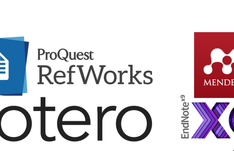 Refworksin, zoteron, mendeleyn ja endnoten logot. 