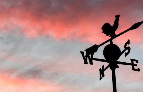 tuuliviiri, punaharmaa taivas