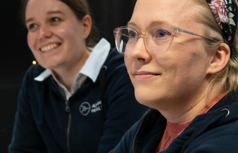 Saara Rissanen ja Päivi Rytkönen.