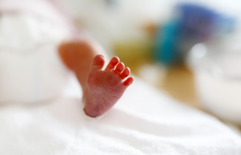 Vauvan jalka.