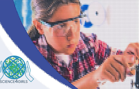 Science4Girls-tapahtuman kuvituskuva