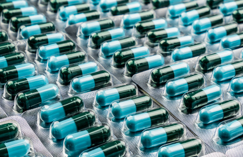 Medication blister packs.