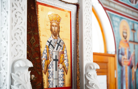 Ikoni ortodoksisesta kirkosta.