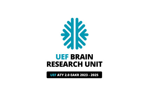 UEF Aivotutkimusyksikkö 2.0 EAKR-hankkeen logo