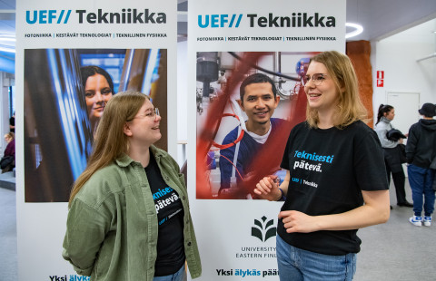 Tekniikan esittelijöitä Hae yliopistoon -päivillä