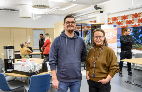 Samuli Koponen ja Sirpa Manninen.