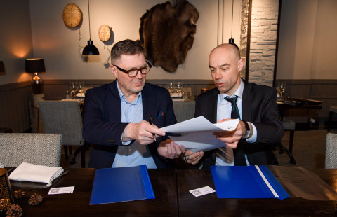 Jukka Mönkkönen ja Matthias Krieger.