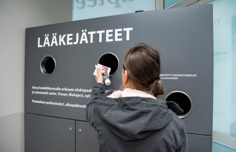 Lääkkeiden palautus apteekkiin.